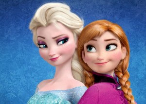 Anna and Elsa of Frozen